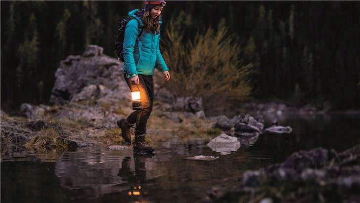 Robens Lighthouse aufladbar Campinglampe khaki 400 mAh