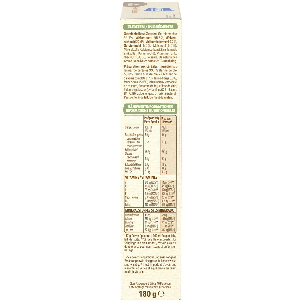 NestléNestlé   Baby Getreidebrei 4-Korn