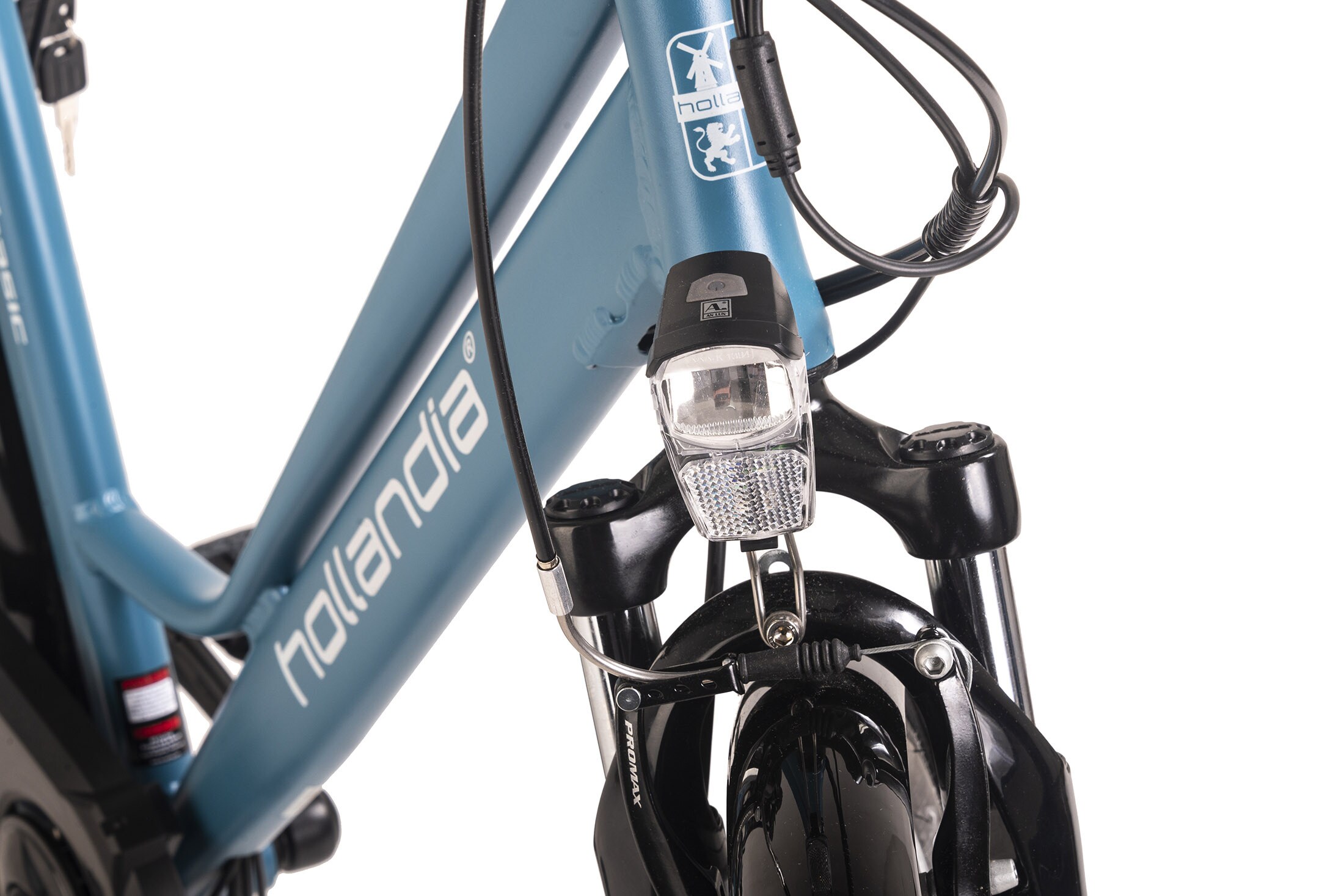 Hollandia E-Citybike Damen 28'' Optima Basic Blau 7 Gänge