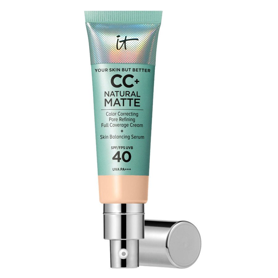 It Cosmetics CC+ Cream Natural Matte Foundation For Oily Skin SPF40 Fair Beige 32ml
