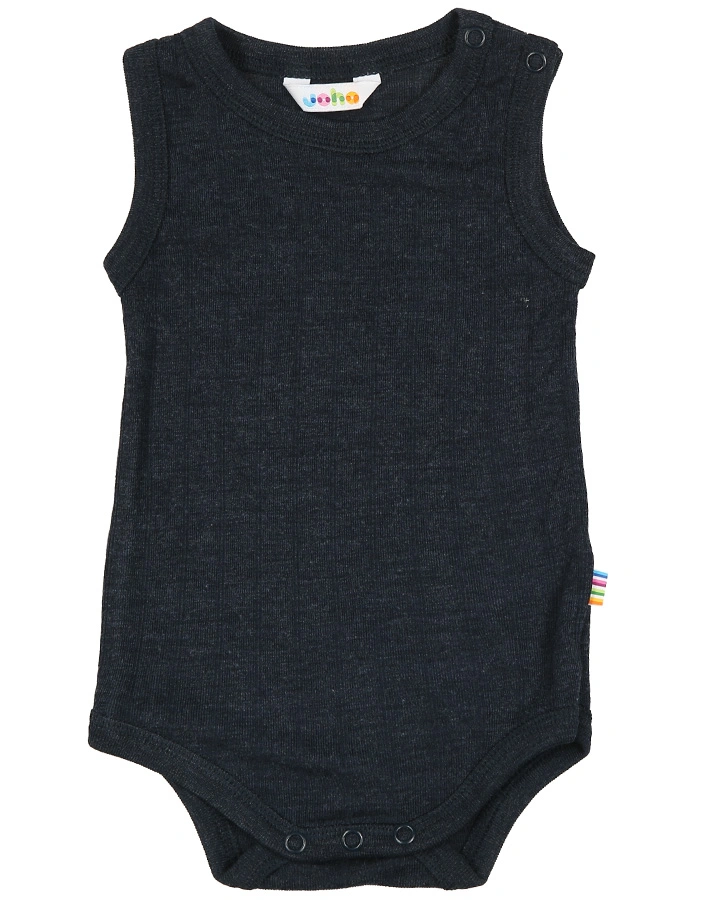 Woll-Body SOFT mit Seide in navy