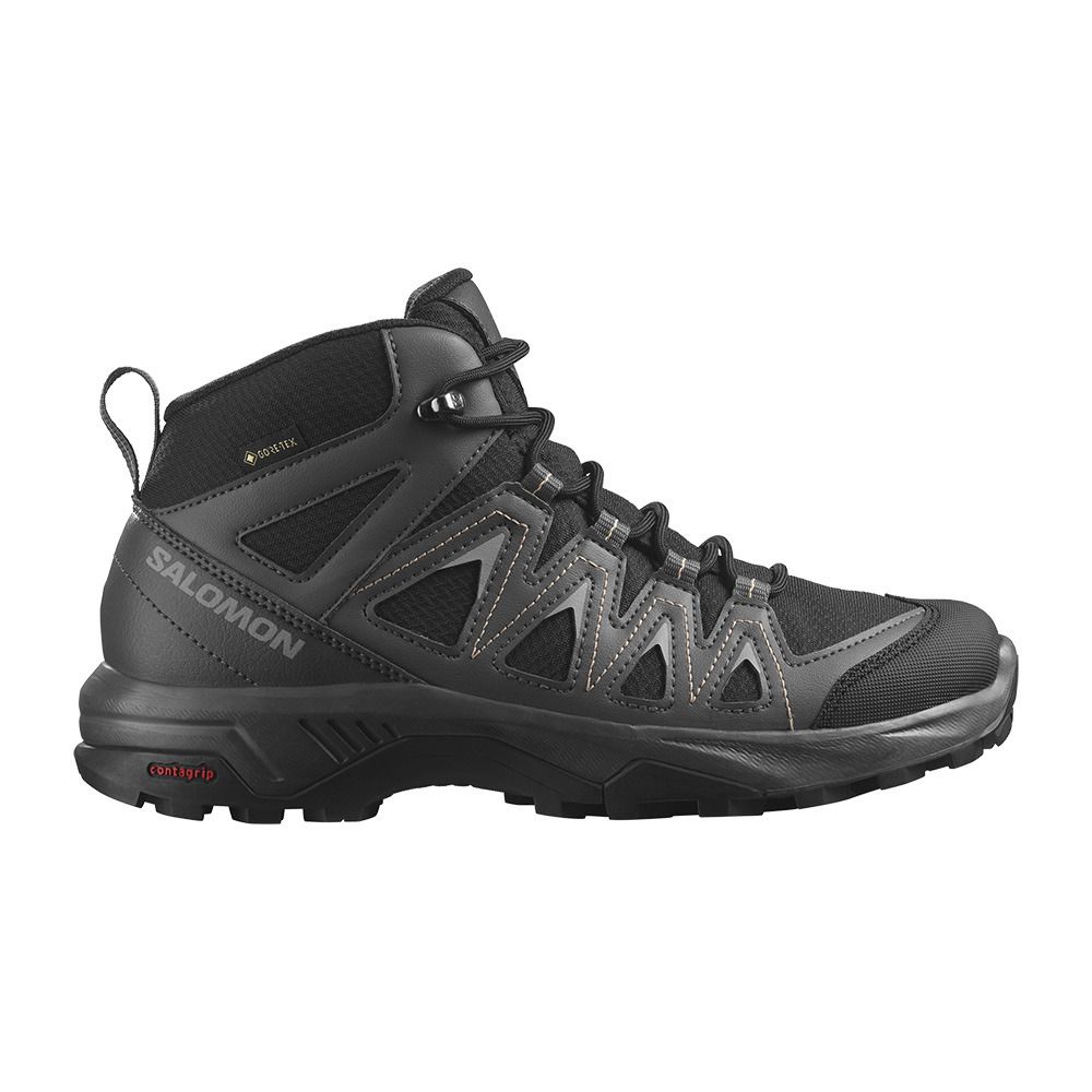 Salomon X BRAZE GTX - Chaussures randonné Femme black/magnet/hazelnut