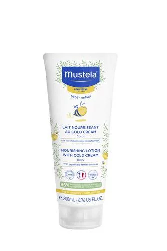 Lait nourrissant au Cold cream à la cire d'abeille bio Mustela - 200ml
