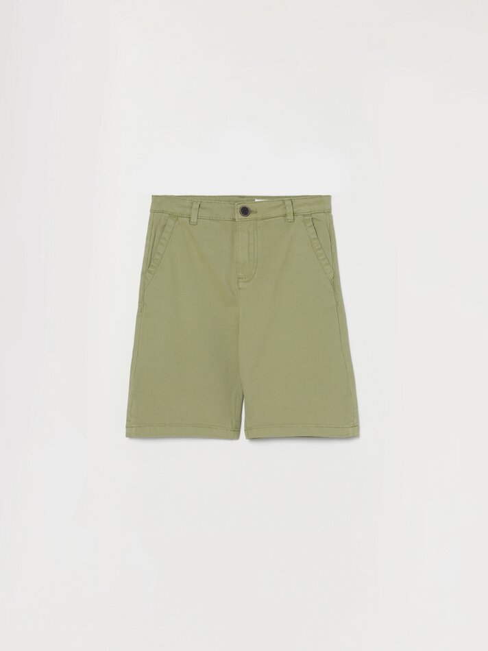 Bermuda chino stretch - Verde Petróleo
