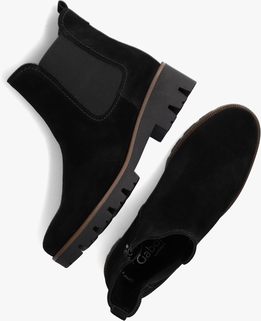 GABOR zwarte gabor chelsea boots 771.1