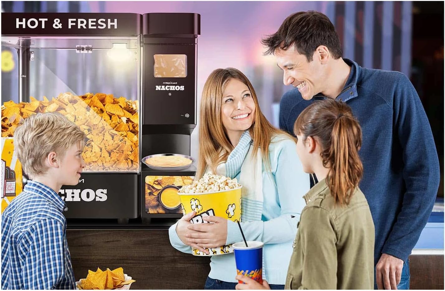 Royal Catering RCKW-ND01 Soßenspender Nacho-Käse 3,5 l 55-80 °C schwarz Soßenspender Gastro Soßenbehälter Saucenspender