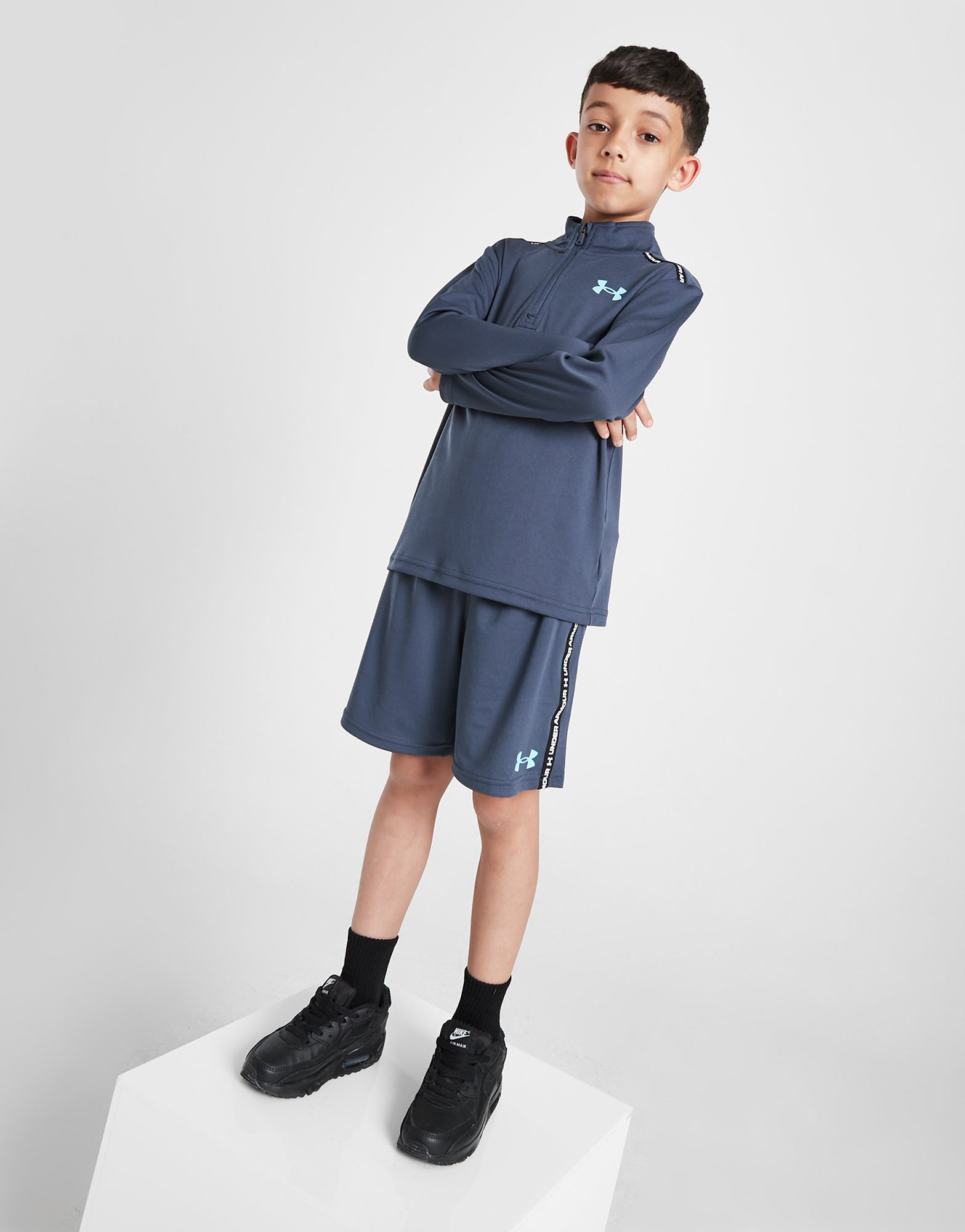 Under Armour Ensemble Haut Zippé/Short Tape Enfant