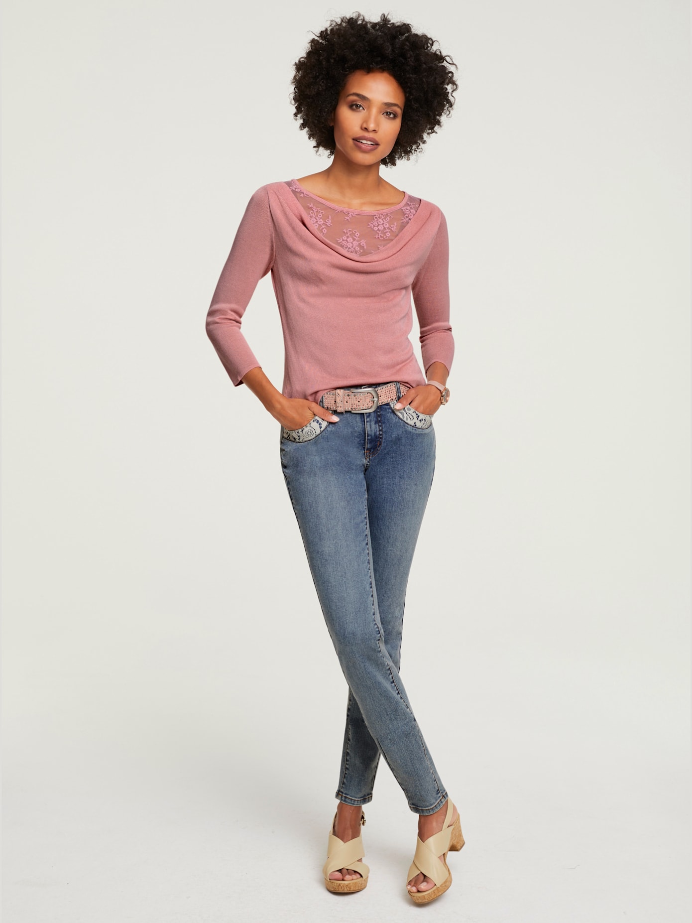 Pull joli look 2 en 1