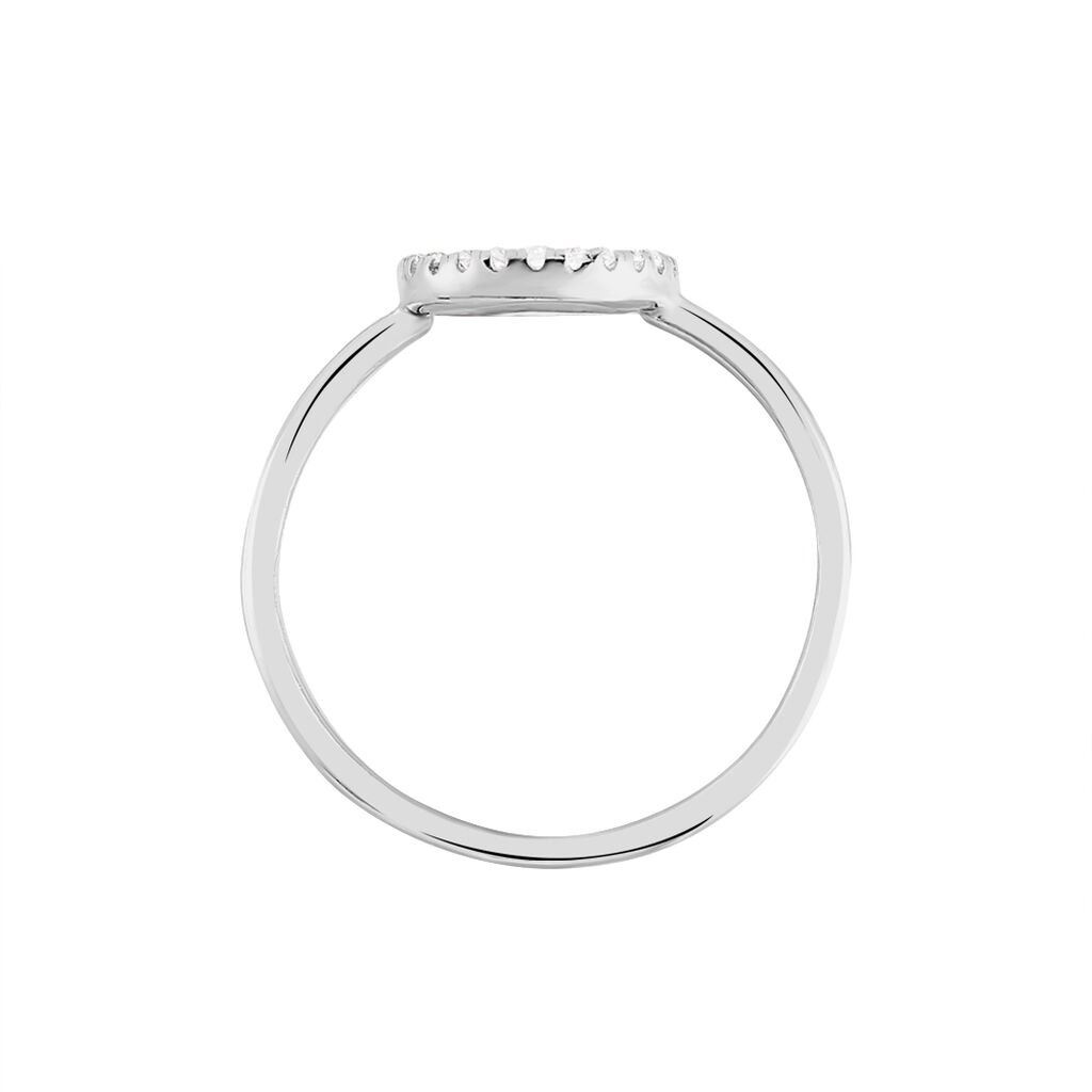 Bague Laureen Argent Blanc Oxyde De Zirconium