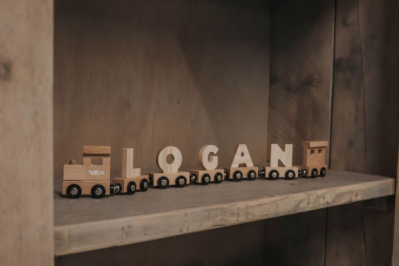 Tryco - Lettertrein - Naturel - Hout