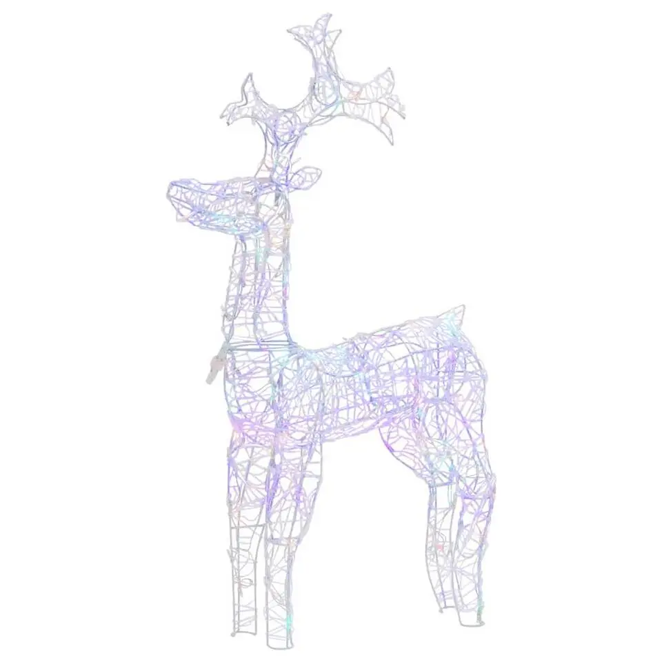 vidaXL - Rendier Kerstdecoratie - Multikleur