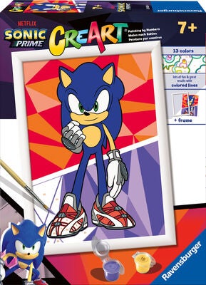 Ravensburger CreArt Sonic Prime Fargeleggingssett