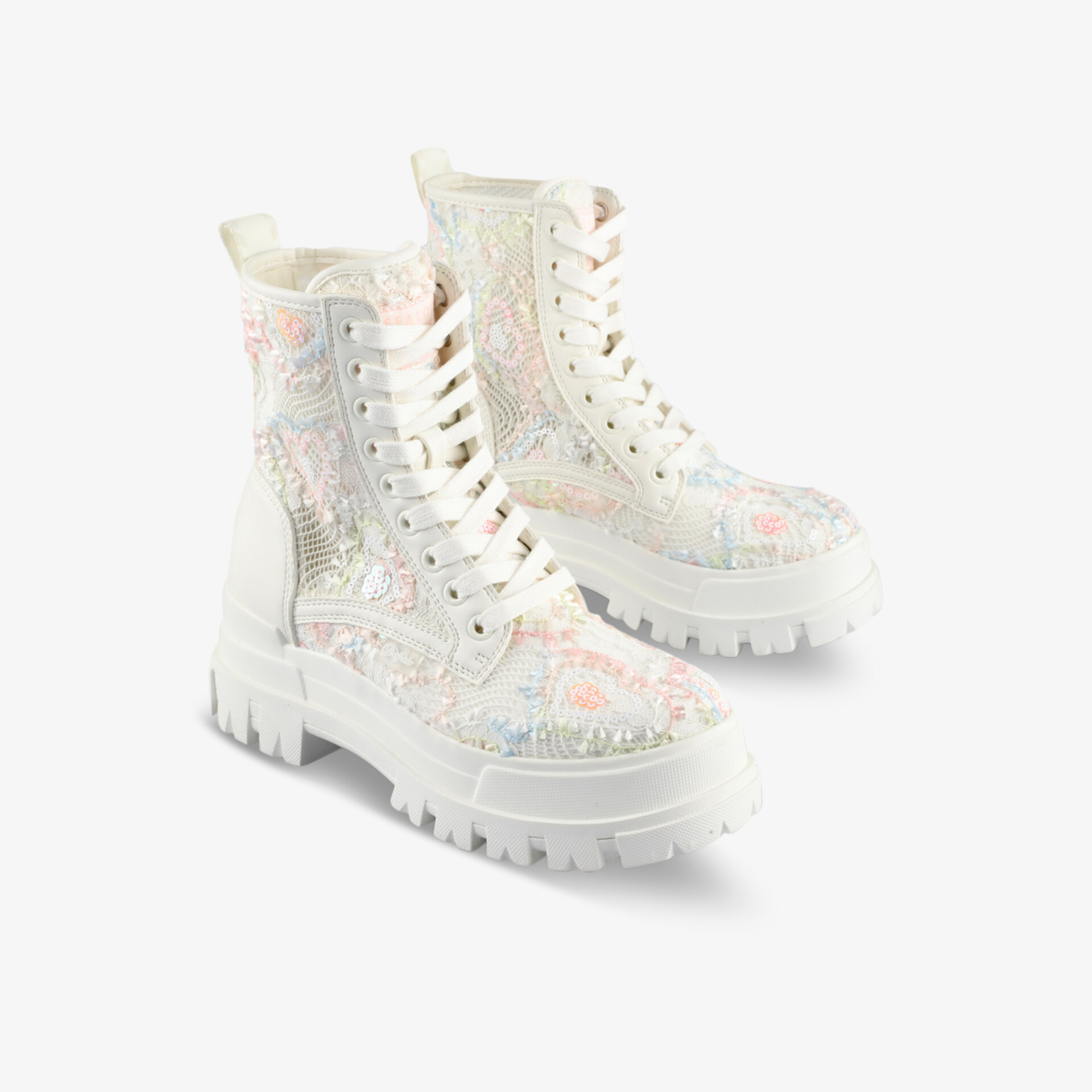 Buffalo Aspha RLD Bloom Damen Schnürstiefeletten mehrfarbig