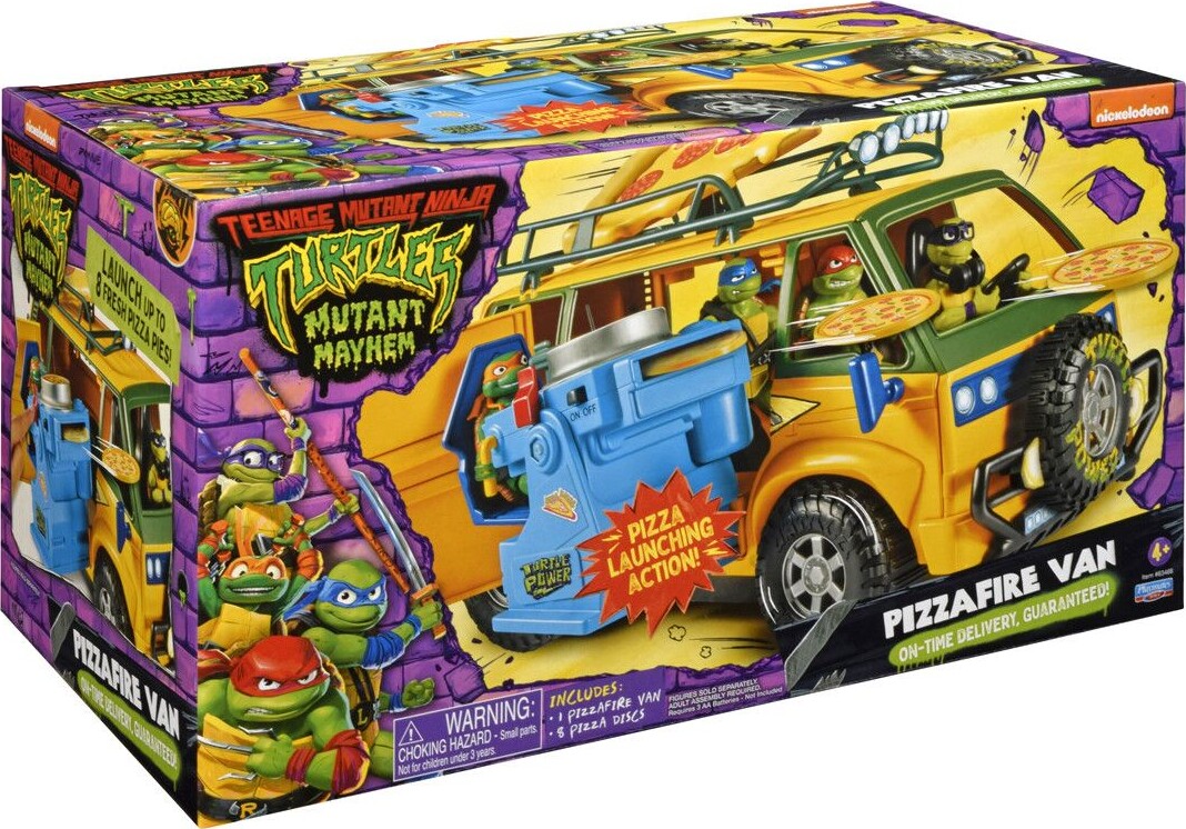 Ninja Turtles Legetøj - Mutant Mayhem - Pizzafire Van