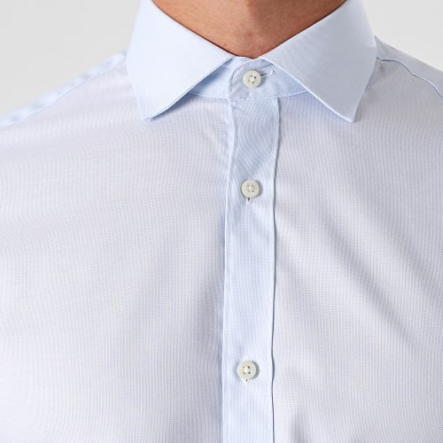 Chemise Manches Longues Blaroyal Bleu Clair