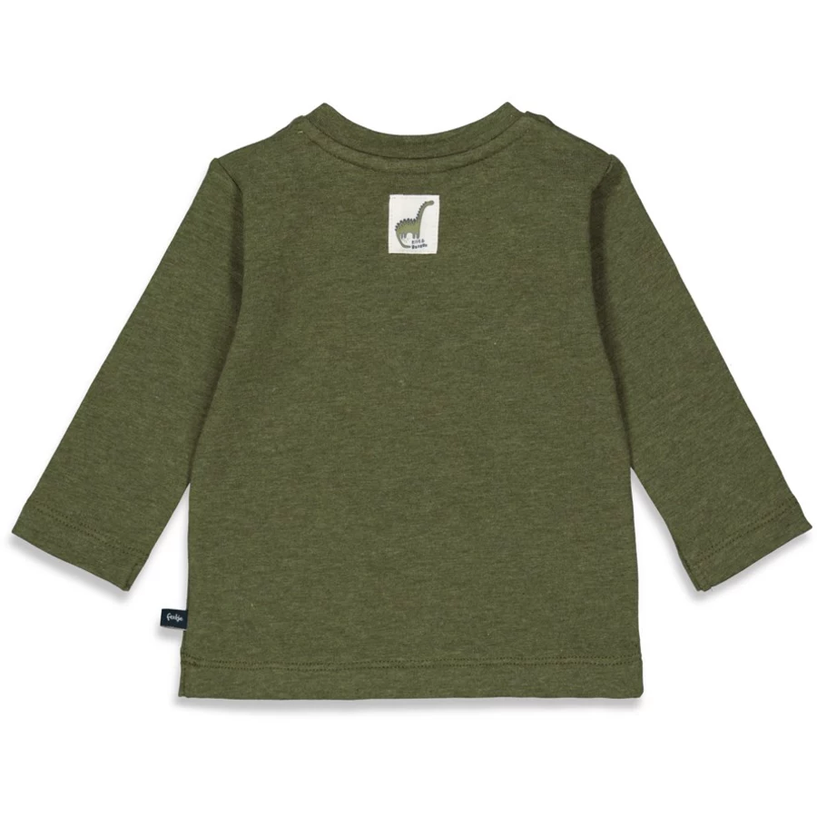 Feetje Langarmshirt Cool To The Bone Army Melange