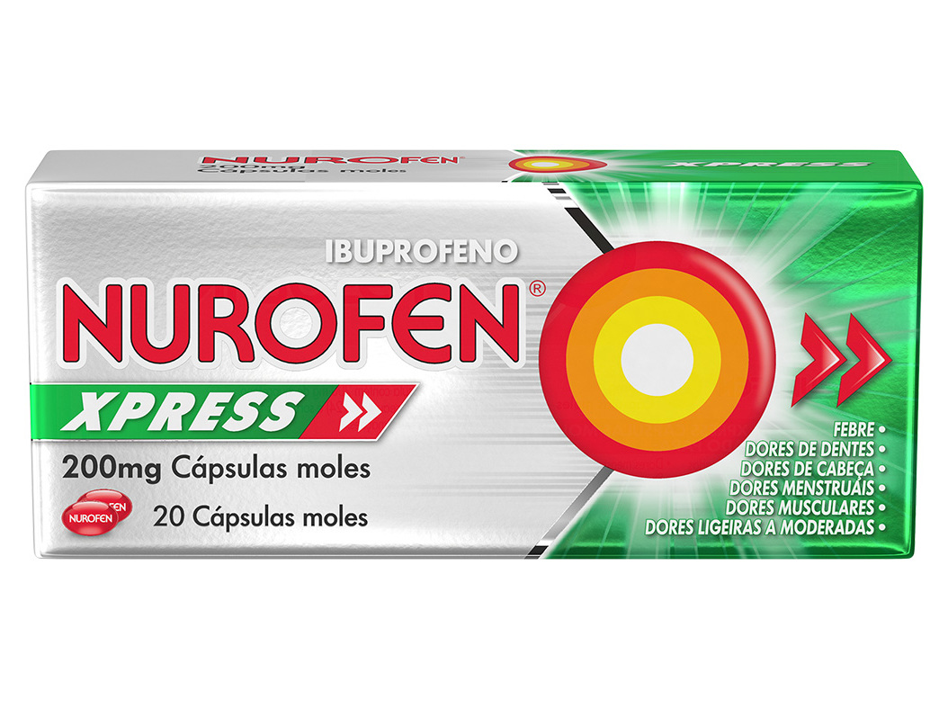 CÁPSULAS NUROFEN MOLES XPRESS 200MG 20UN