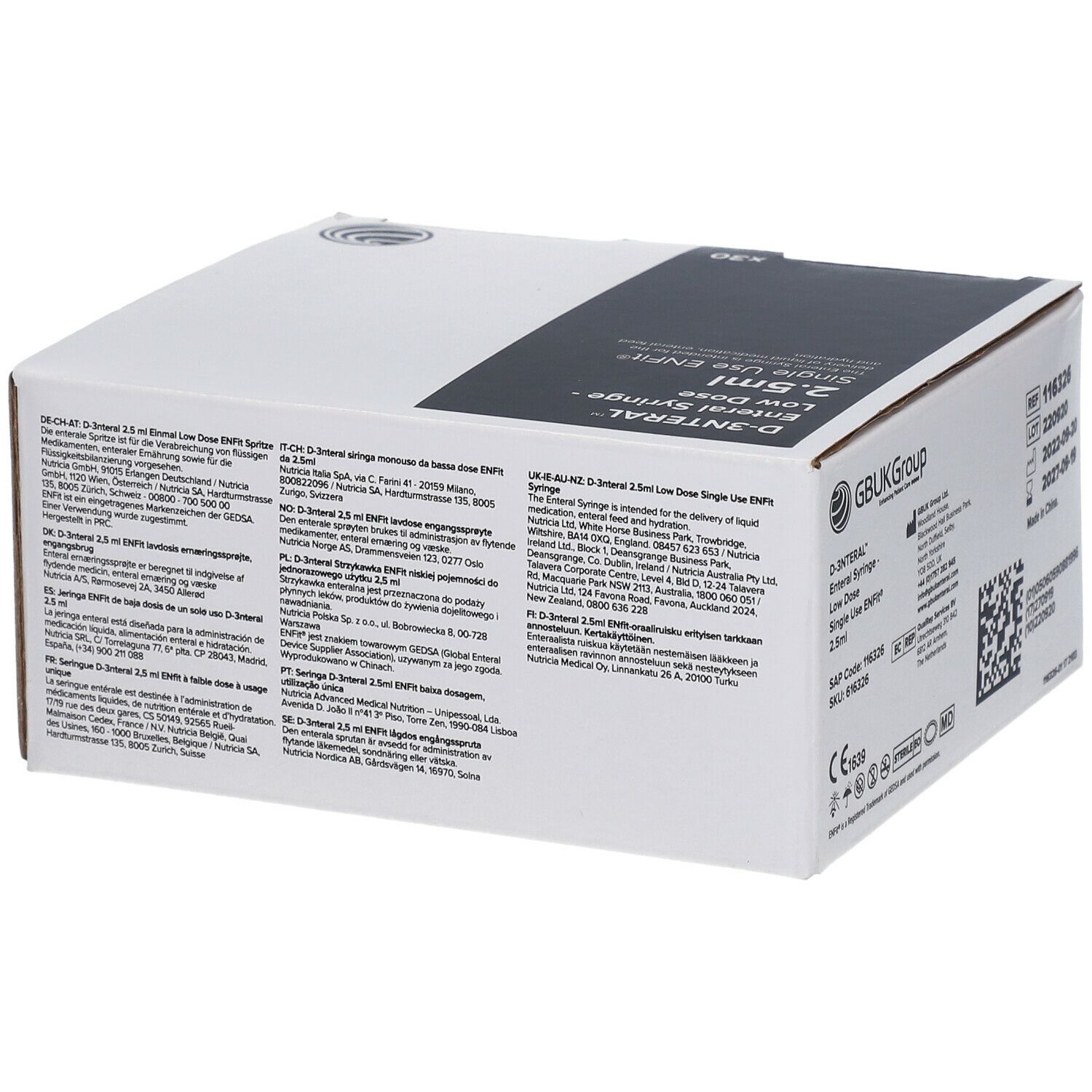 ENFIT Spritze 2,5 ml