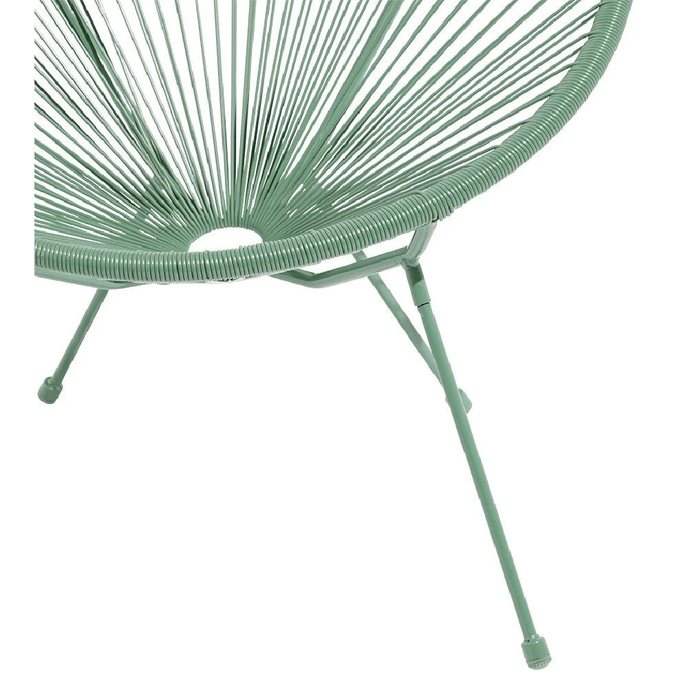 Fauteuil design Urban métal vert