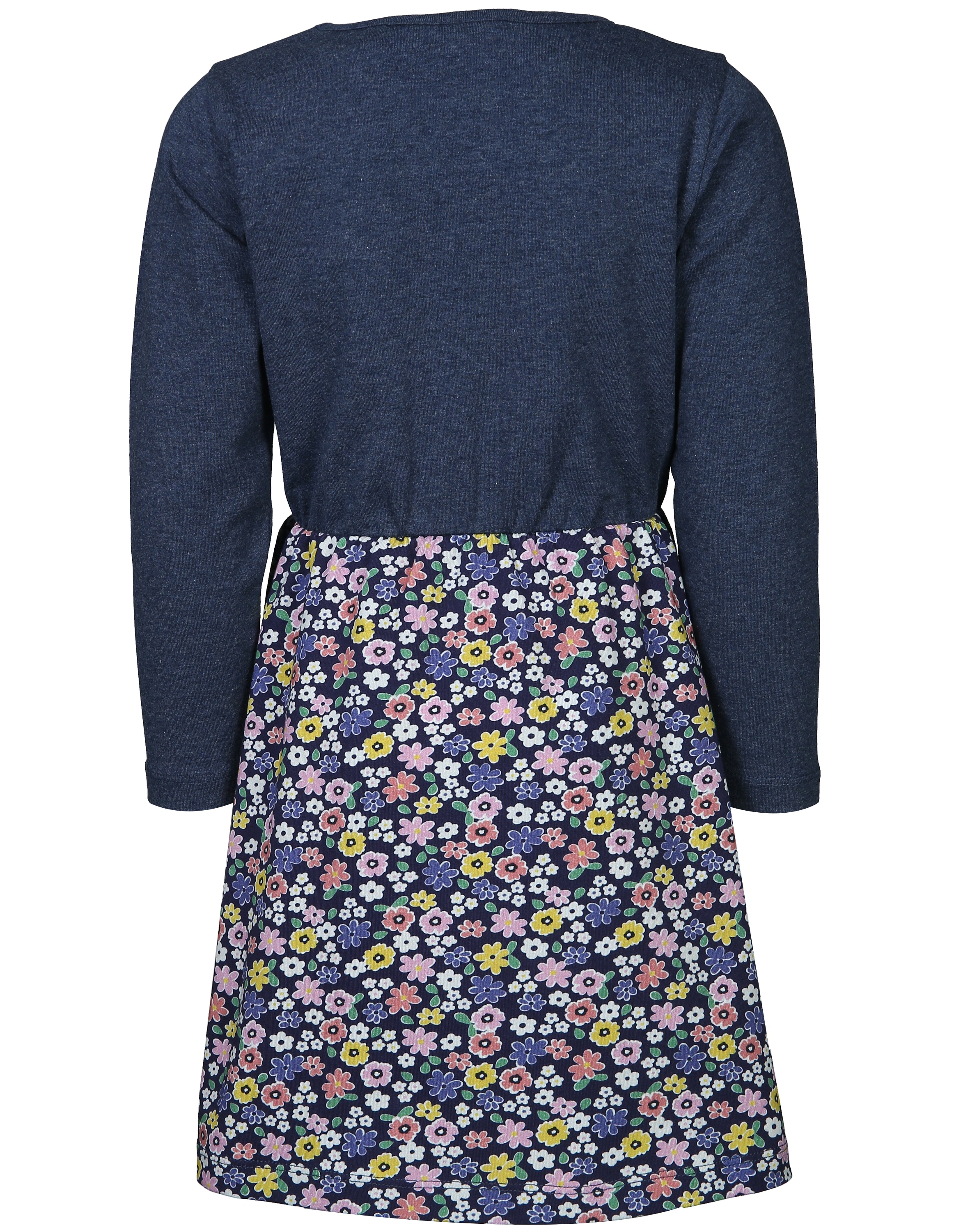 Langarmkleid HAPPY in mittelblau