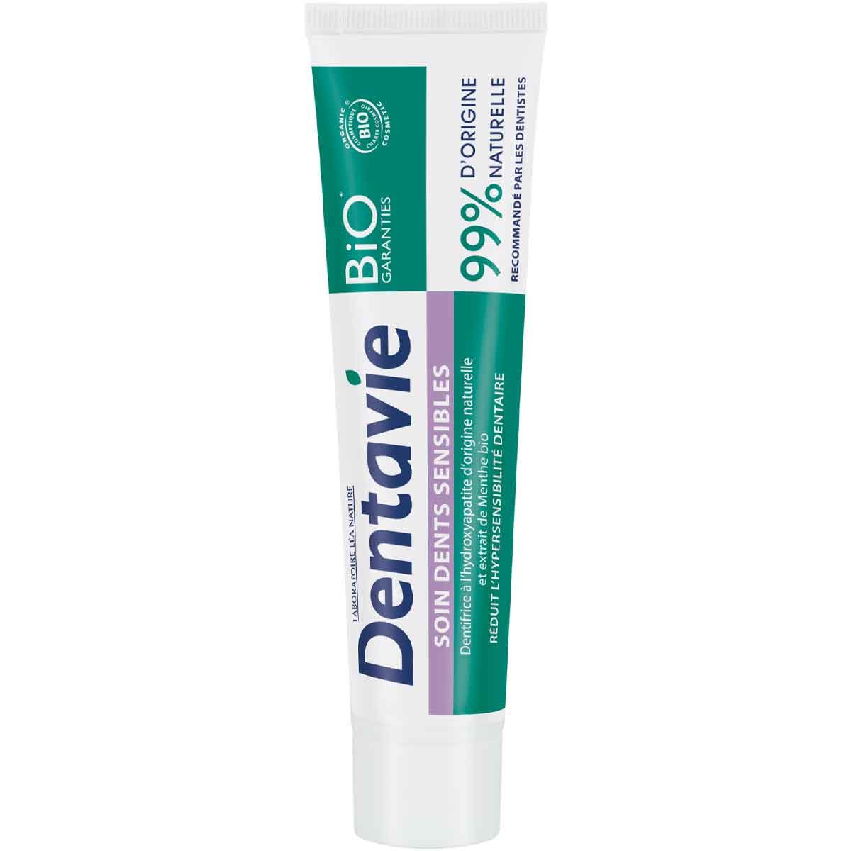 Dentifrices soin dents sensibles bio - Extrait de menthe - 2 x 75 ml