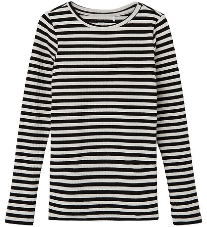 Name It Bluse - Noos - NkfSuraja - Blåck/Stripe
