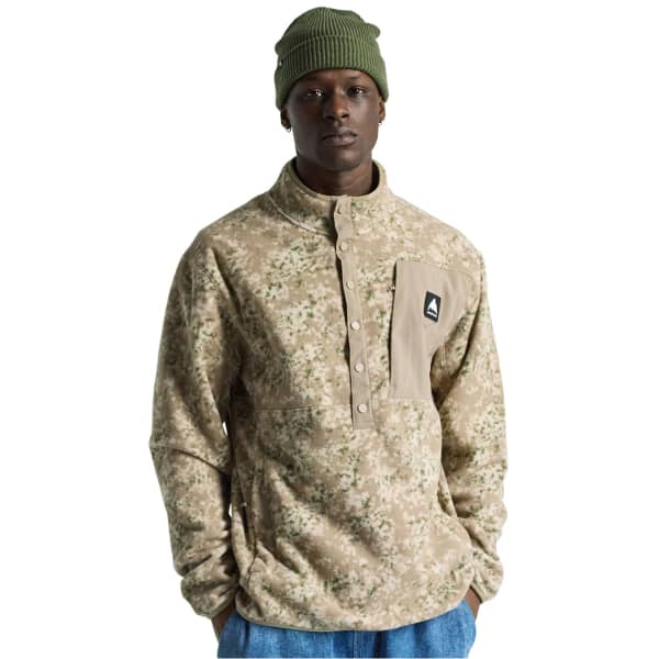 Sweat polaire snowboard BURTON M CINDER PO SNOWFALL CAMO