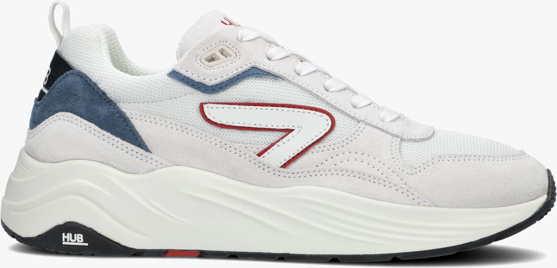 HUB witte hub lage sneakers glide-z men