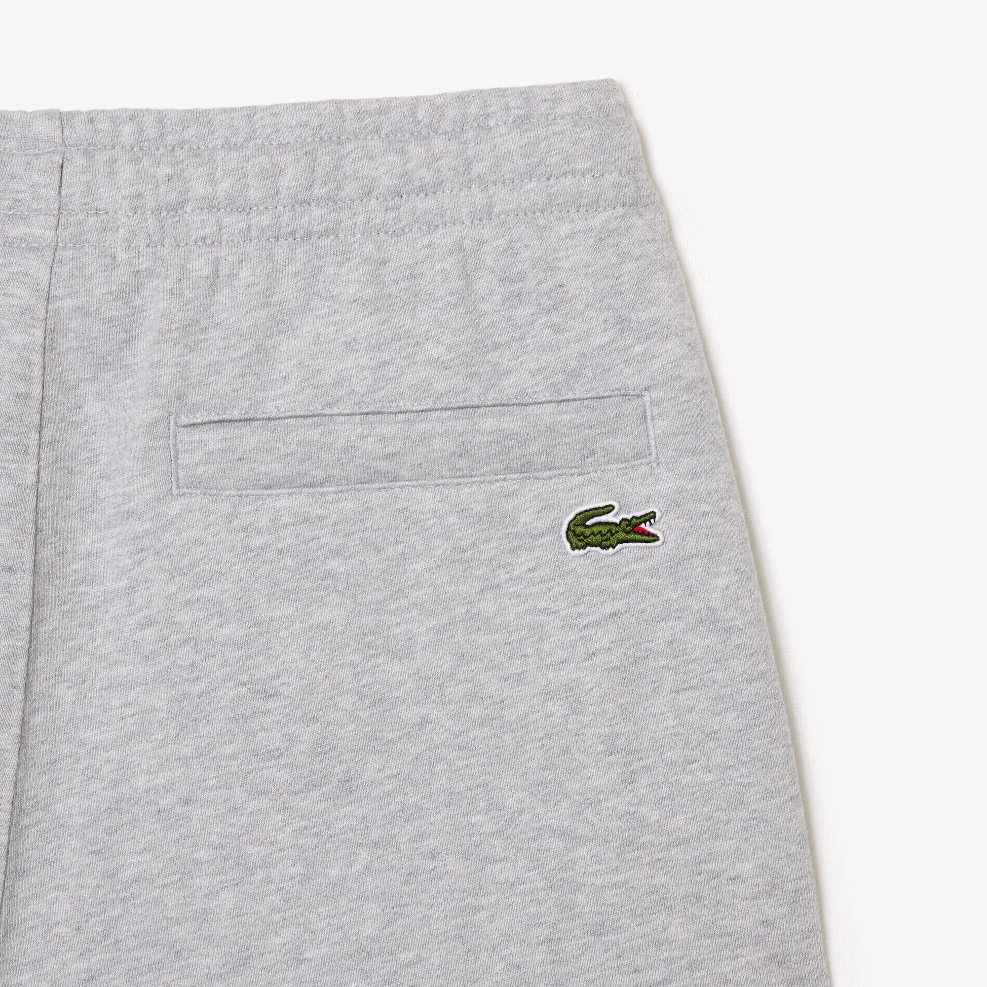 Jogging-Shorts mit LACOSTE Signatur-Aufdruck Bermudas - Grau - Lacoste - Unisex