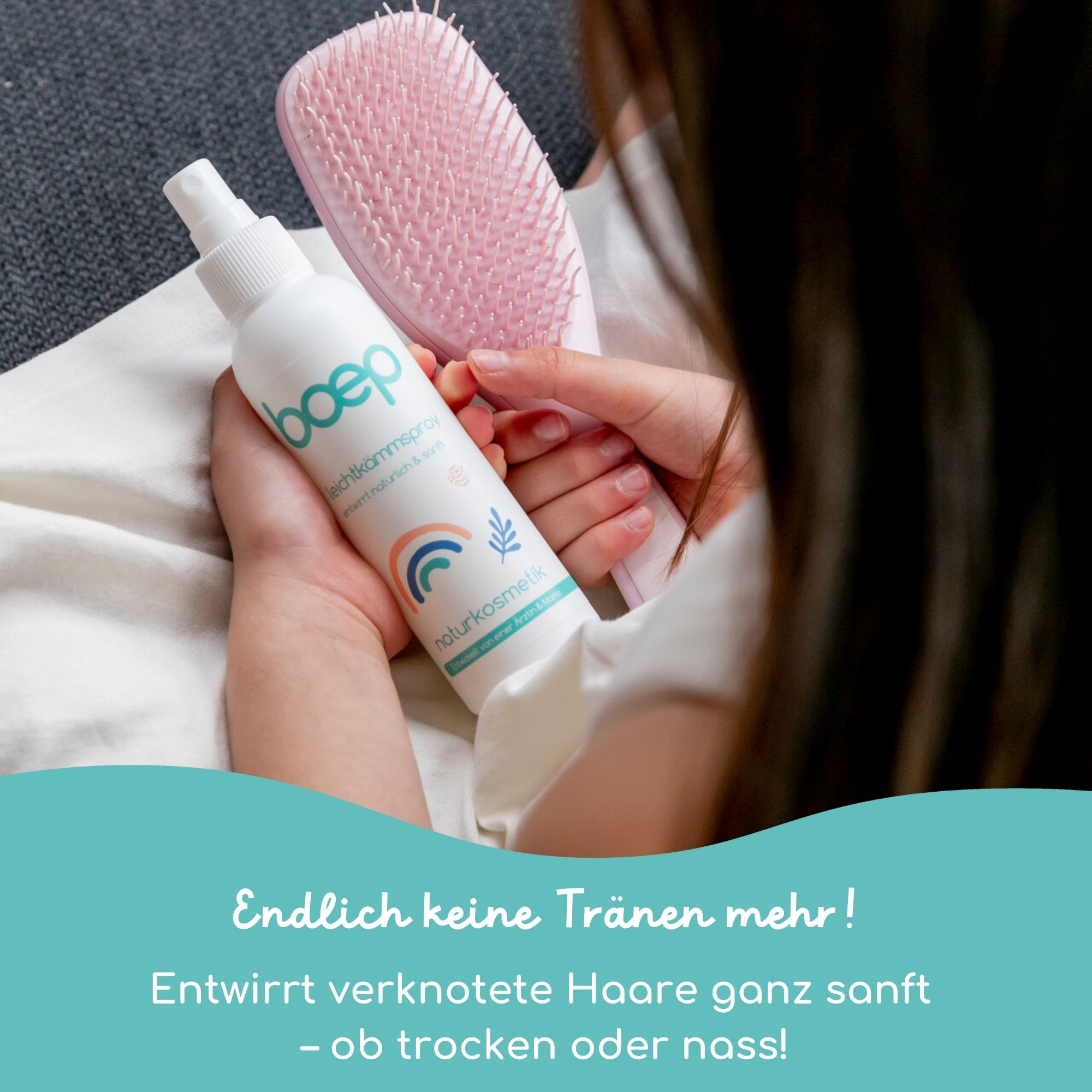 das boep Kids Leichtkämmspray ohne Duft