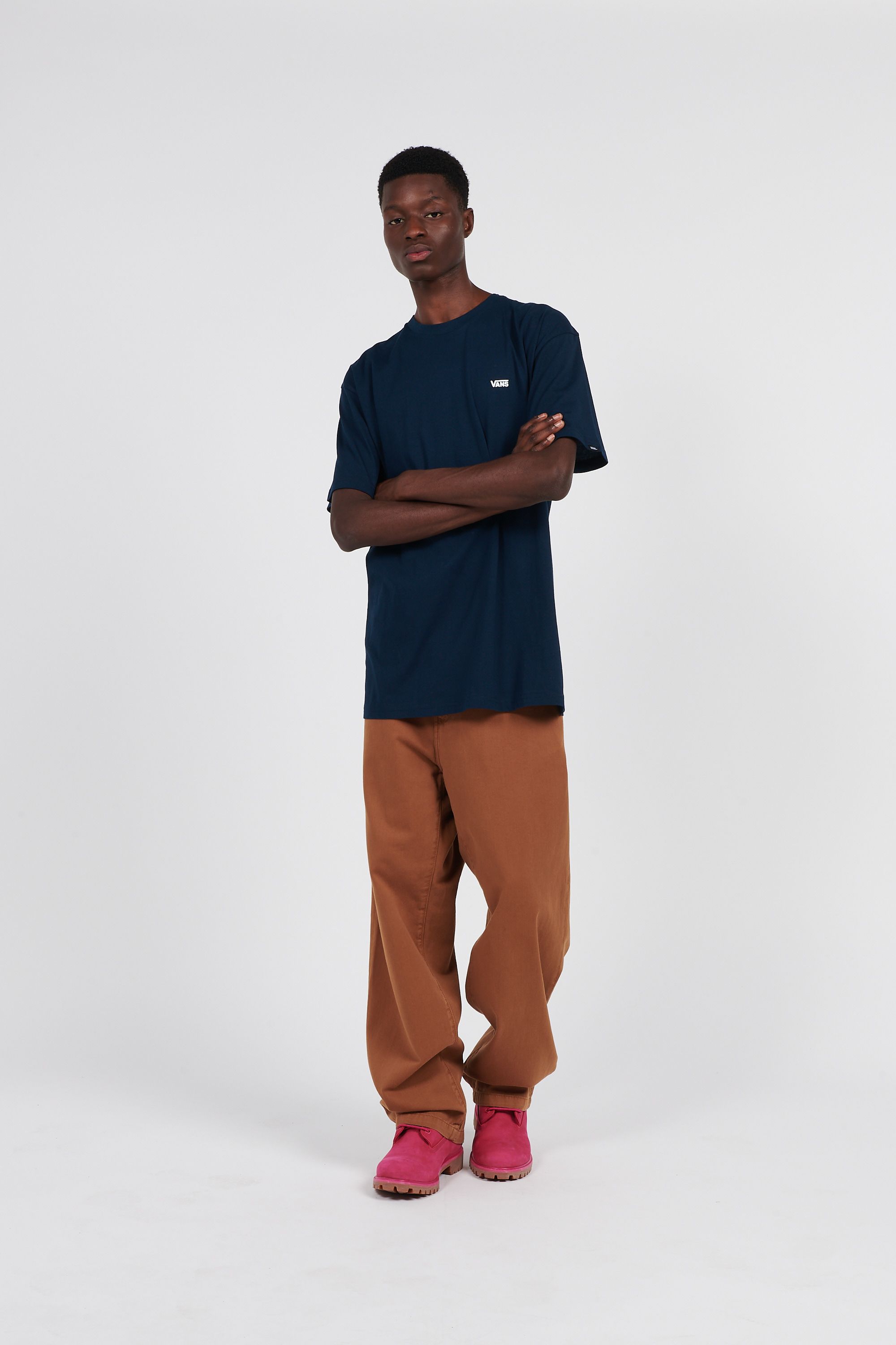 VANS T-shirt manches courtes MN LEFT CHEST LOGO  Bleu