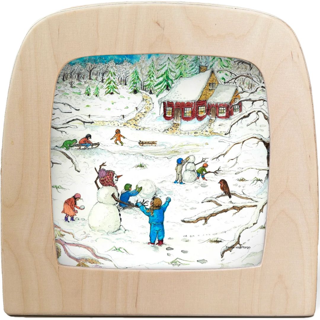 Toverlux toverplaat voor toverlamp huis in winter