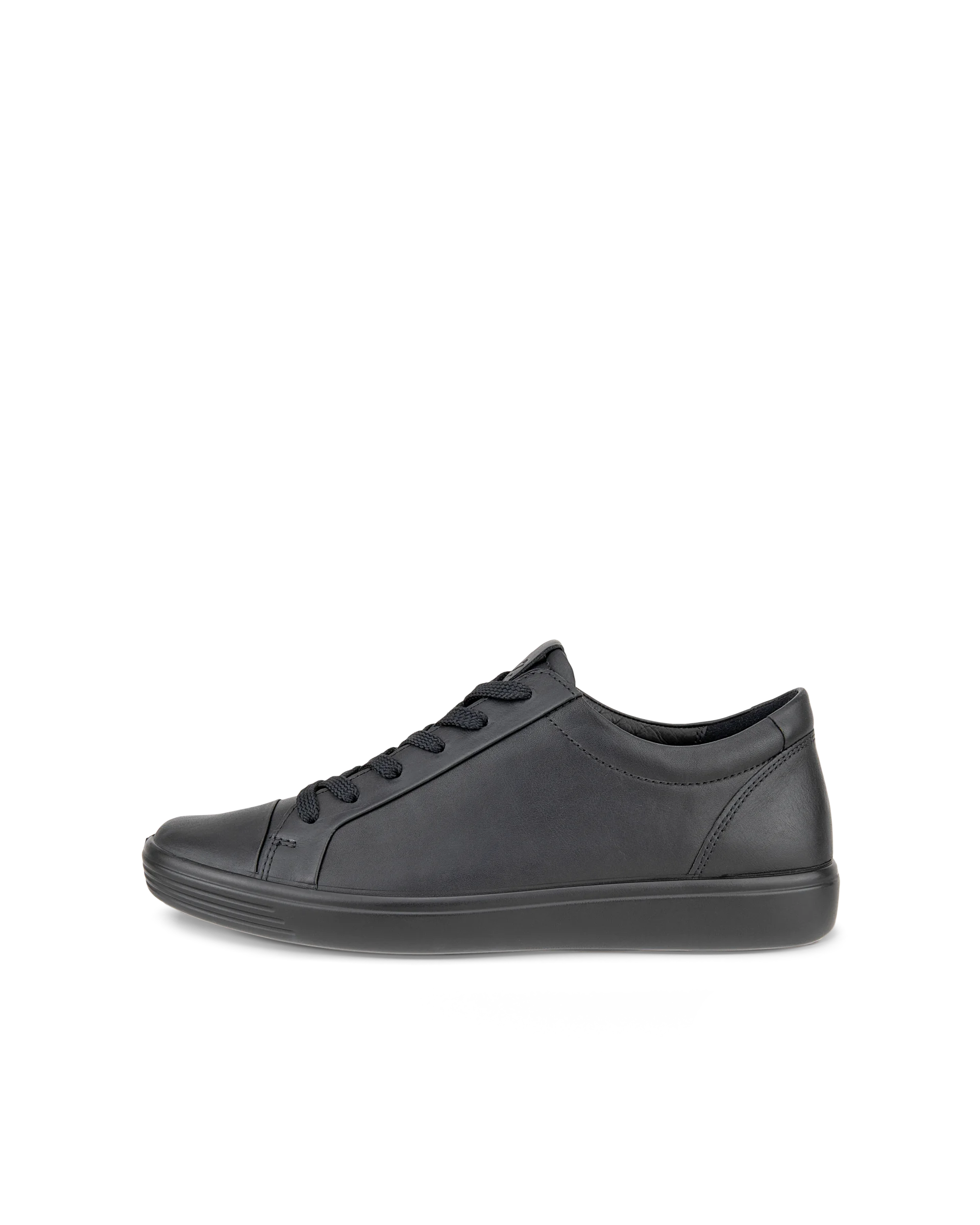 ECCO SOFT 7 W Damen Ledersneaker Schwarz