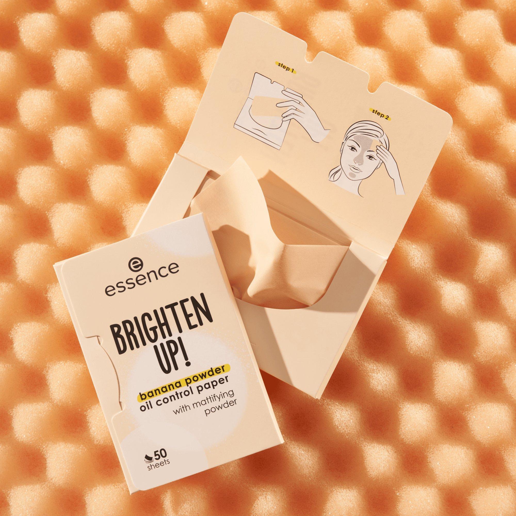 BRIGHTEN UP! banana powder oil control paper