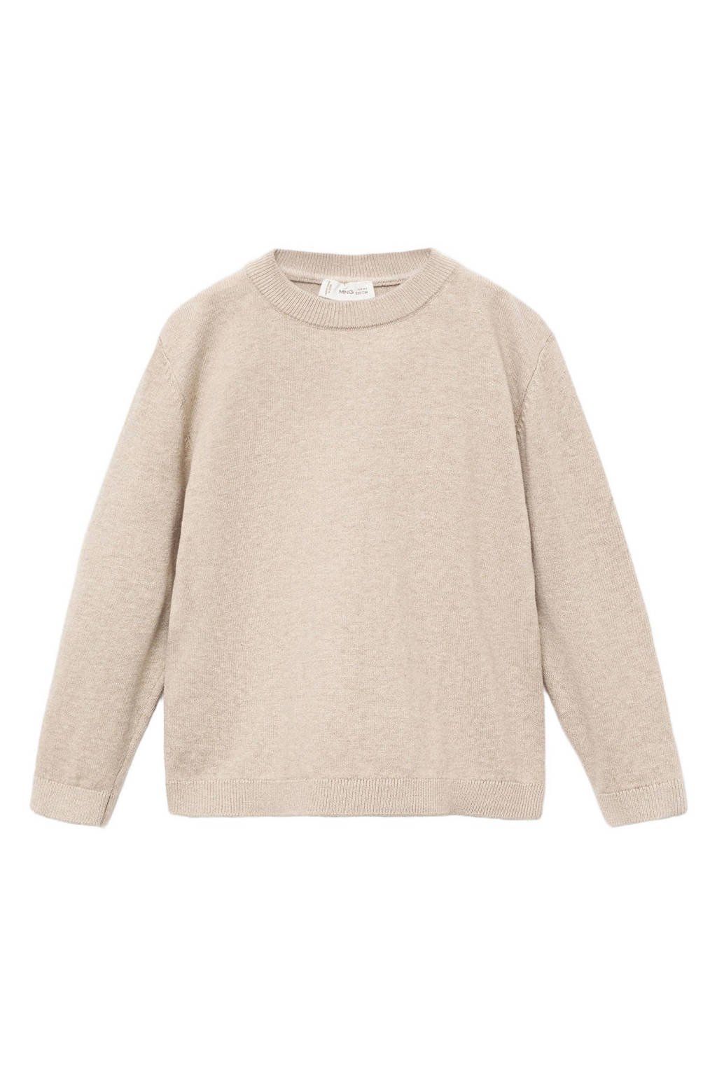 Mango Kids trui beige gebreid