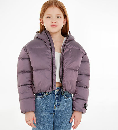 Calvin Klein Steppjacke - Hyper Two Tone - Amaranth