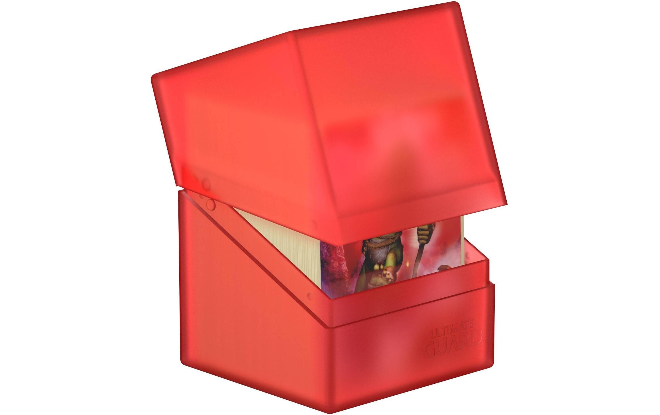 Kartenbox Boulder Deck Case Standardgrösse 100+ RubyHandliche und feste Kartenbox mit Soft-Touch-Oberfläche