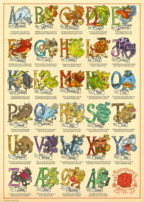 Monster-Abc-Plakat