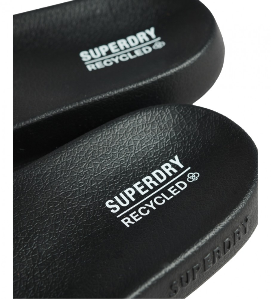 Chinelo de piscina Superdry Code Core preto