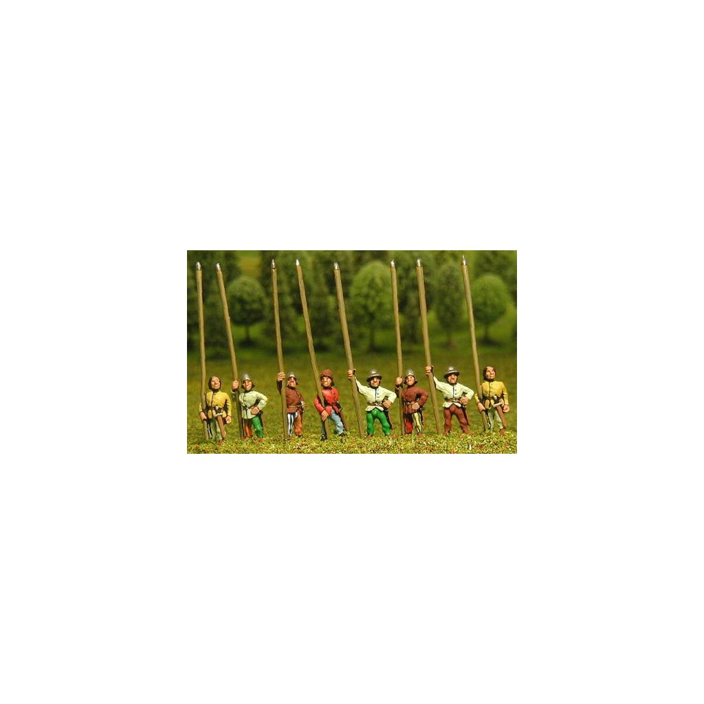 Light / Medium Spearmen with Large Shield & assorted helms