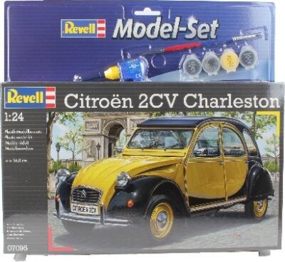 Revell - Citroën 2Cv Charleston Bil Byggesæt Inkl. Maling - 1:24 - 67095