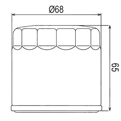 Filtre à huile HifloFiltro HF191 Type origine