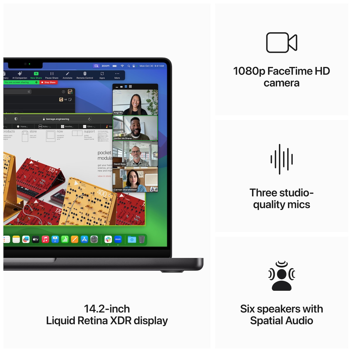 MacBook Pro 14 M3 Pro 18/512GB (stellarsvart)
