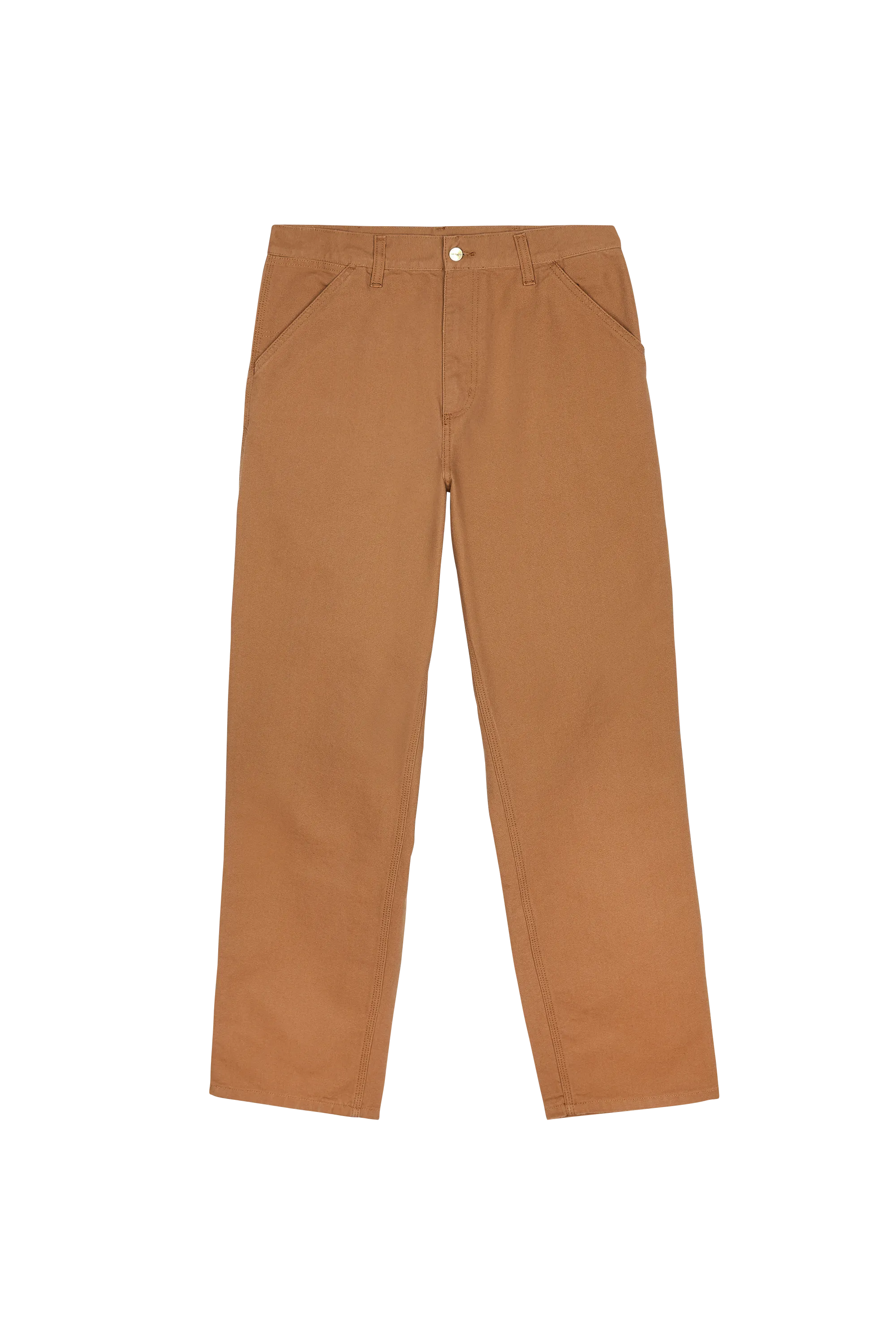 CARHARTT WIP Pantalon Single Knee Marron