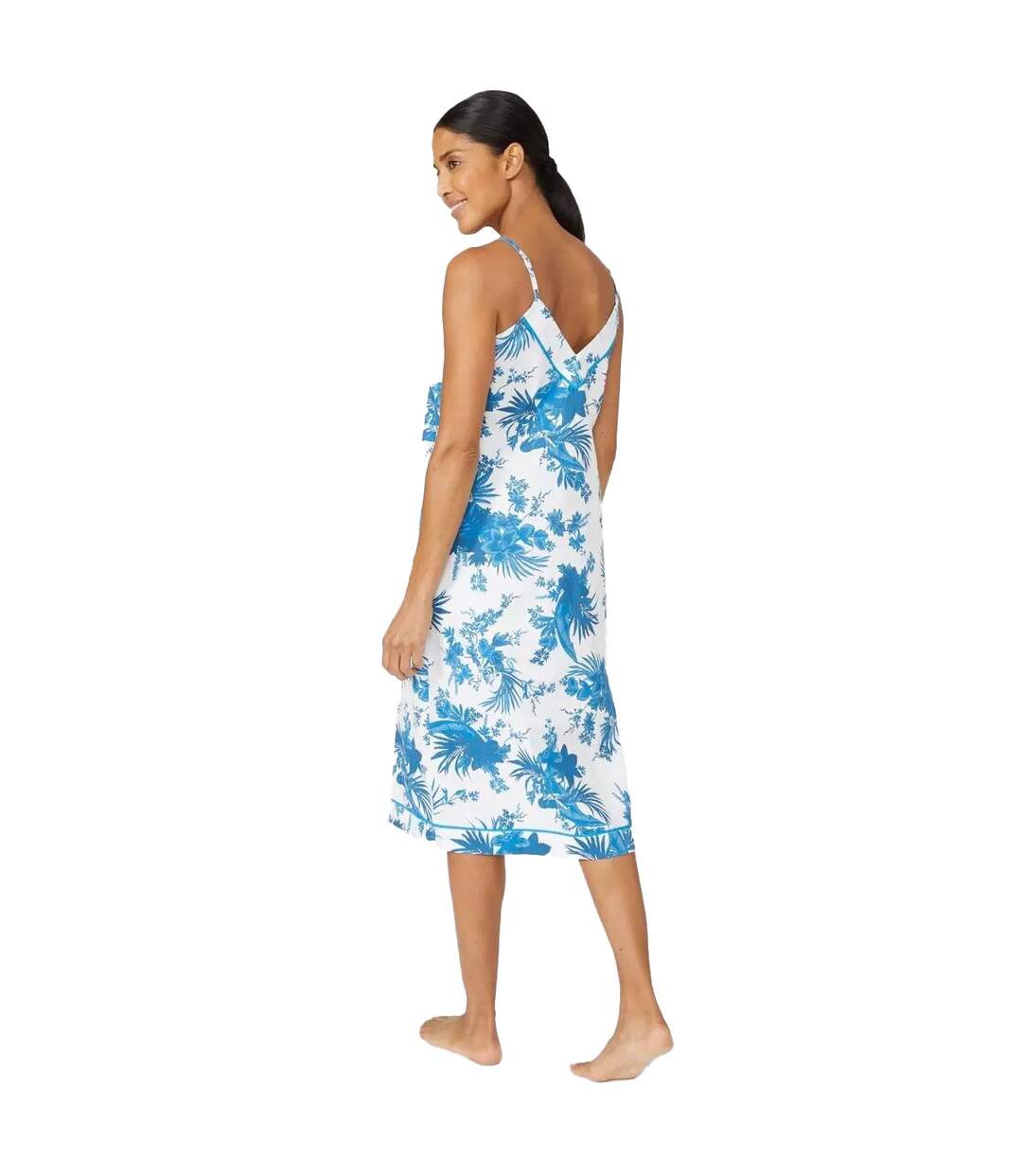 Debenhams - Chemise de nuit mi-longue - Femme (Bleu) - UTDH824
