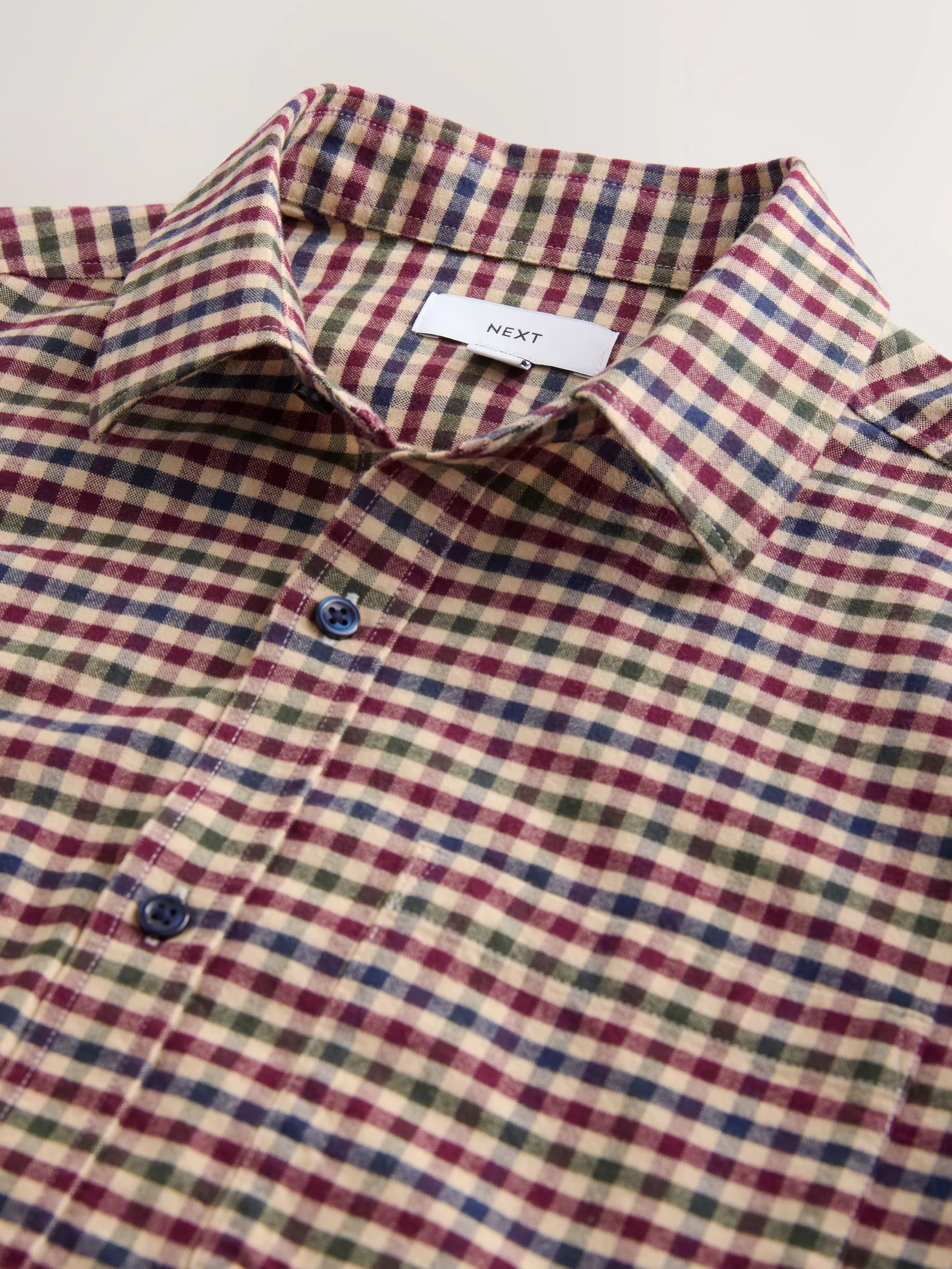 Neutraal - Check Soft Touch Long Sleeve Shirt