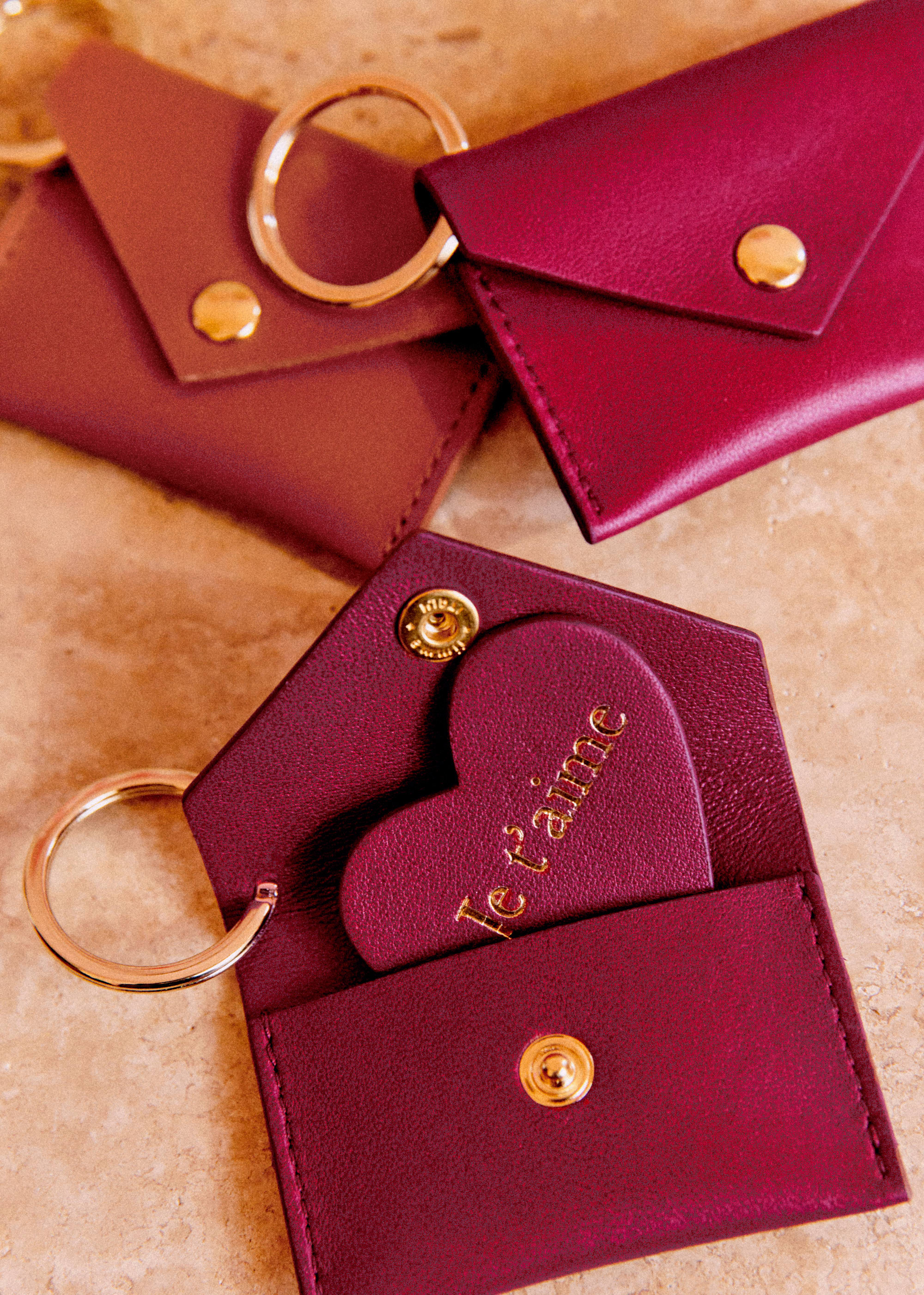 Porte-clé Enveloppe - Rouge  Je t'aime - SACS/NEW SACS Petite Maroquinerie 5906447