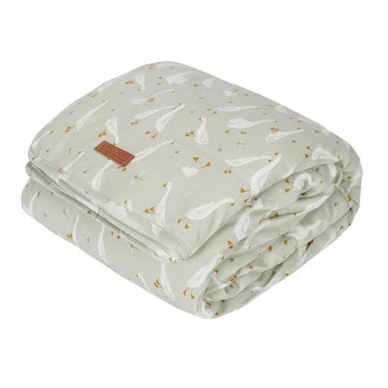Little Goose Couverture de lit   Vert Sauge        de               Little Dutch