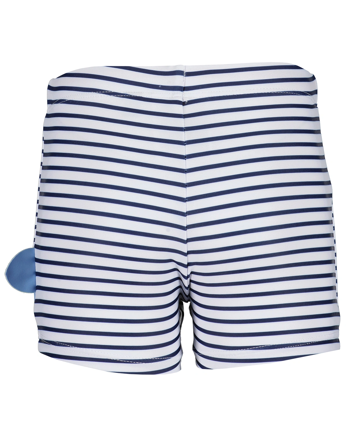 Badeshorts SHARK AND STRIPES in weiß/blau