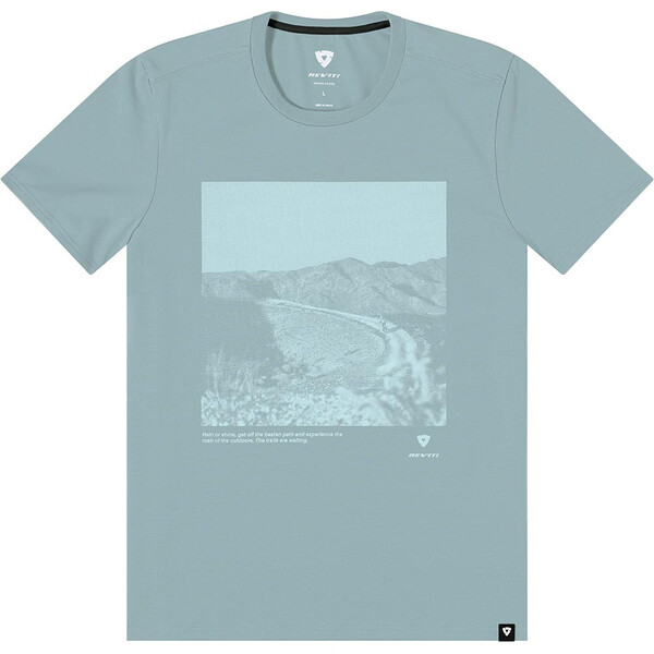 Rev'it - T-shirt Jake Bleu Clair
